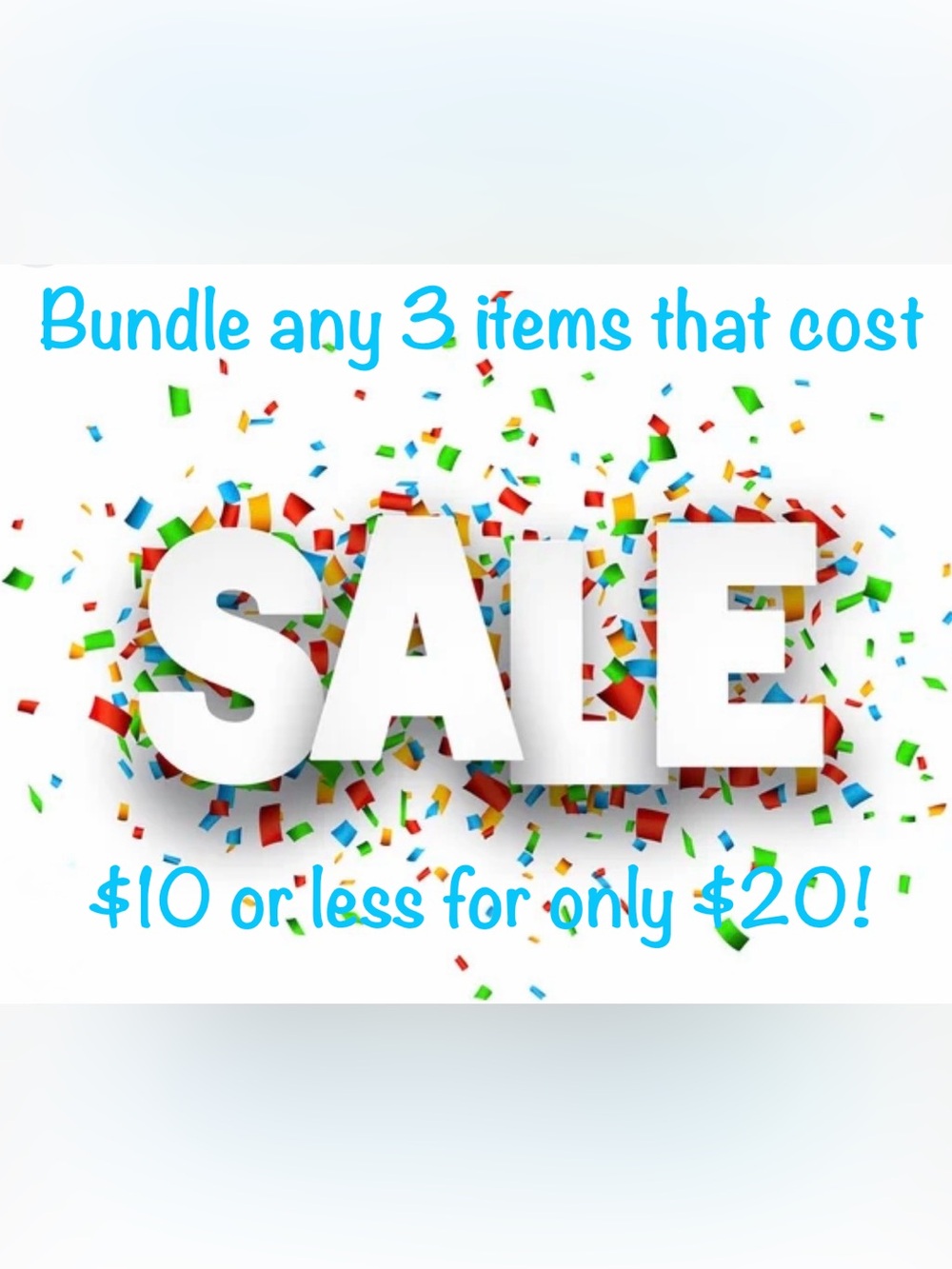 BUNDLE SALE!!!